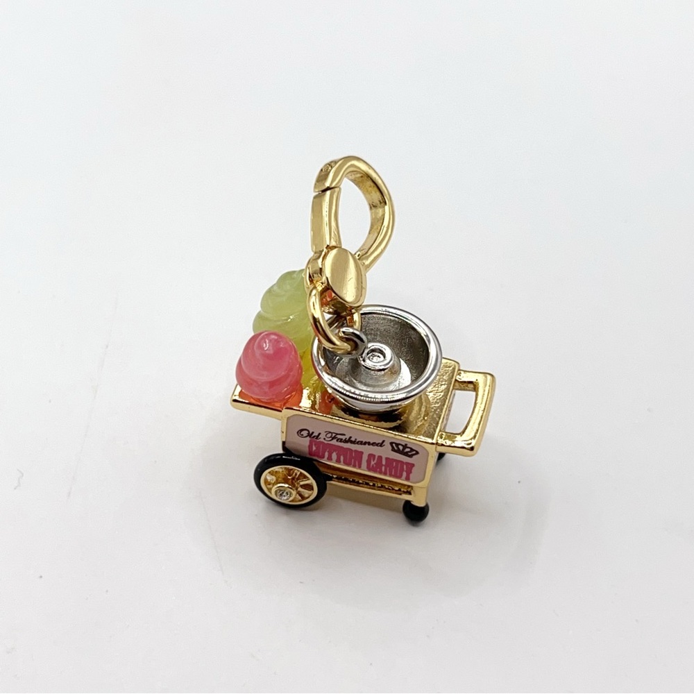 Juicy Couture cotton candy cart charm